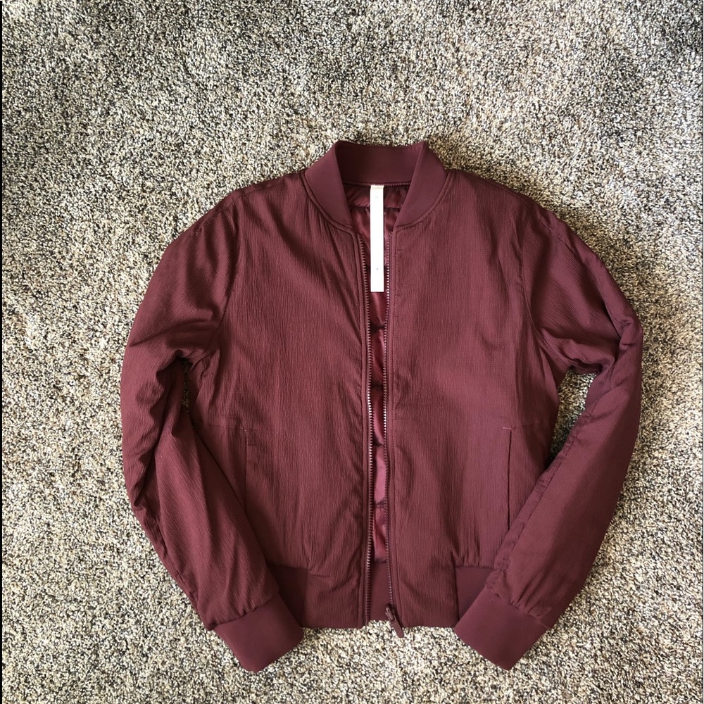 Lululemon bomber reversible jacket size 6